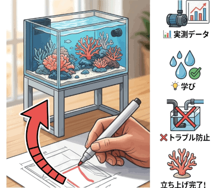 憧れのサンゴ水槽、ついに始動！60cmオーバーフロー水槽立ち上げ完全記録
