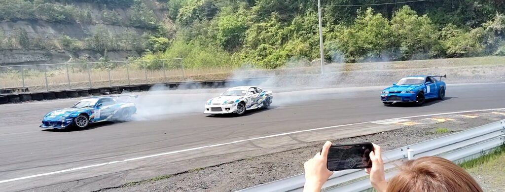 ドライバーとの撮影会
